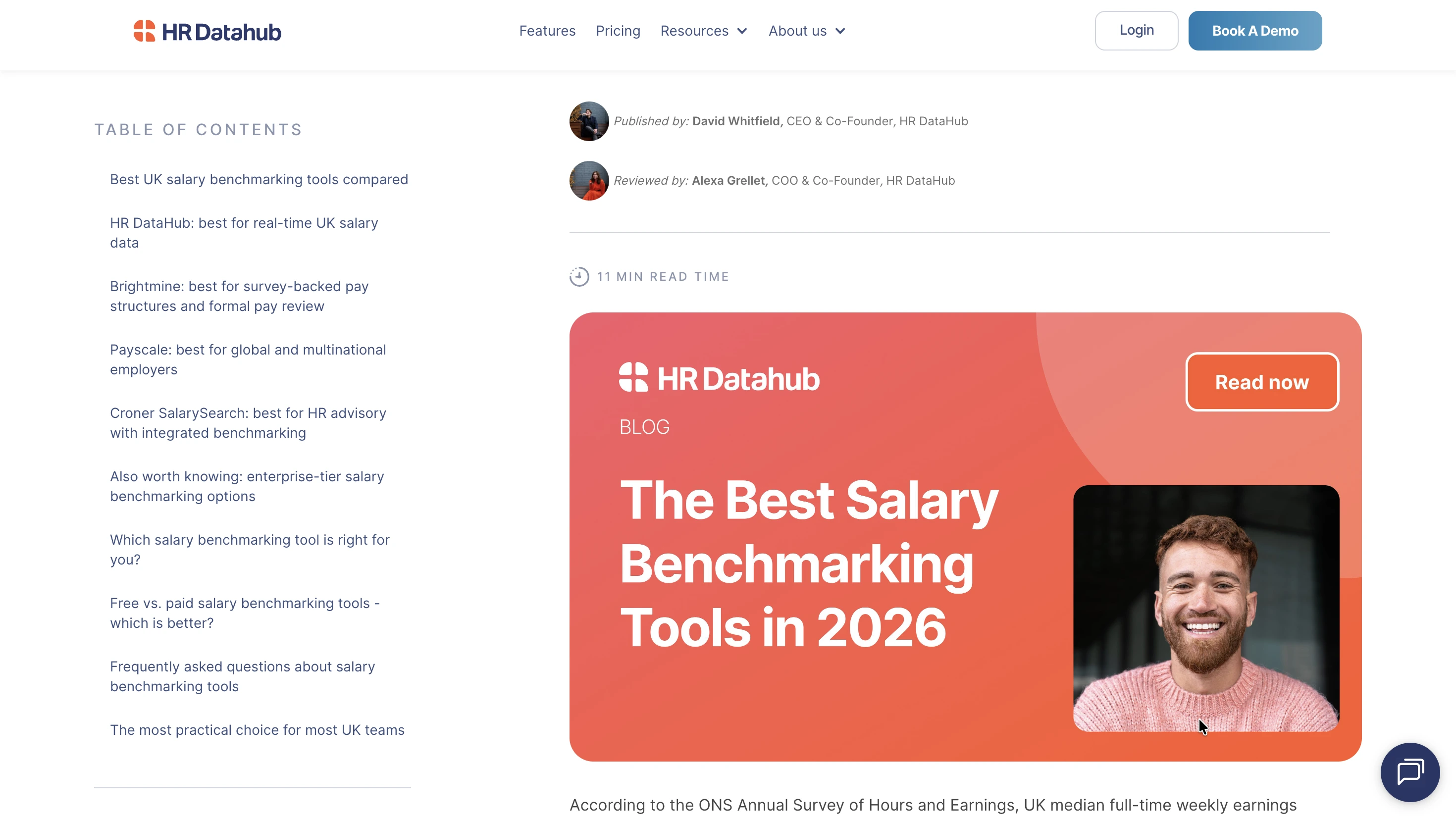 HR Datahub: Best Salary Benchmarking Tools in 2026 in the UK.