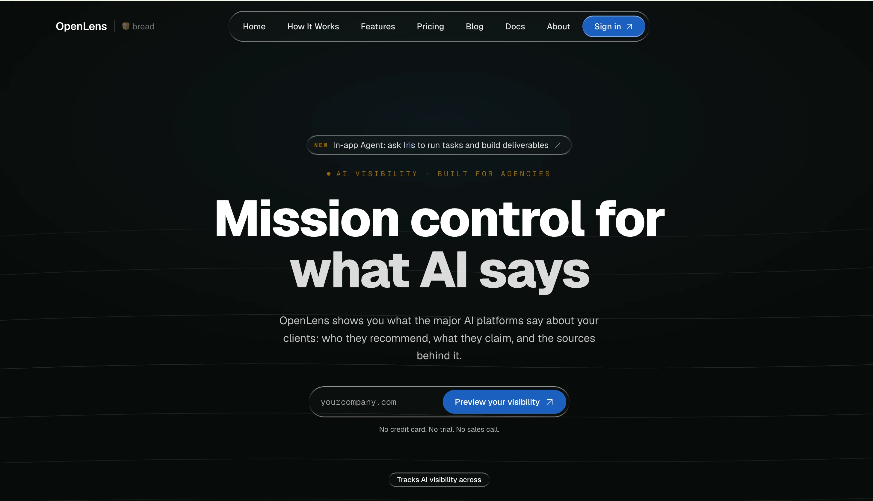 OpenLens homepage.